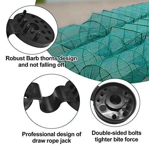 Shade Cloth Heavy Duty Lock Grip,60 Pack Tarp Clips Heavy Duty Lock Grip,Shade Cloth Clips,Sunshade Net Shading Fixed Shade Cloth Plastic Clips,Windproof Awning Clamp Grip (60)