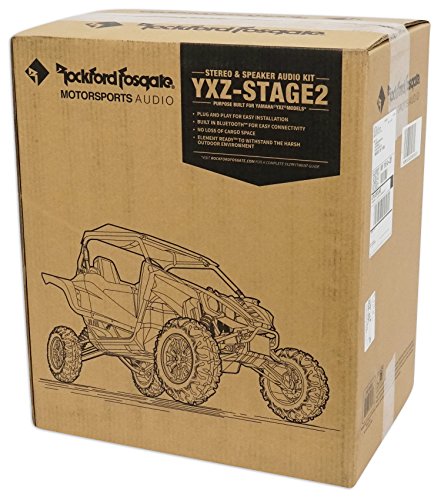 Rockford Fosgate YXZ-STAGE2 Stereo and Front Speaker Kit for Select Yamaha YXZ Models