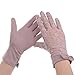 Vbiger Summer Women Sunproof Thin Lace Short Gloves for Driving