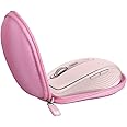 Hermitshell Hard Travel Case for Logitech MX Anywhere 3S, 3, 2S, 2 Compact Performance Mouse (Pink)
