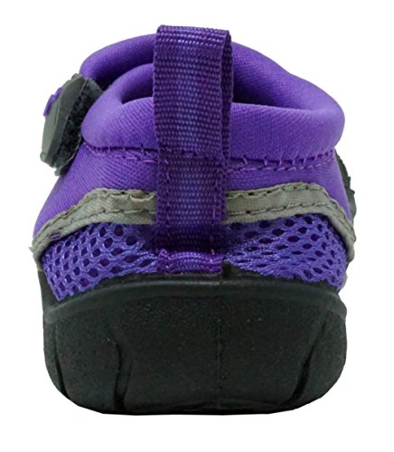 Fresko Toddler Water Shoes For Boys and Girls, T1031, Purple, 6 M US Toddler