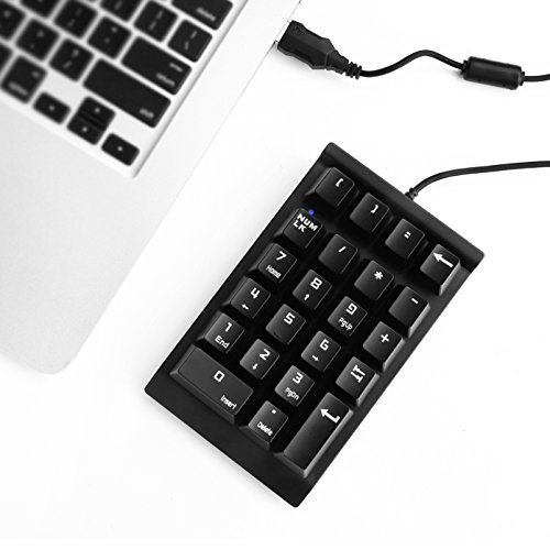 Numeric Keypad, Jelly Comb Portable Slim USB Number Pad Keyboard with