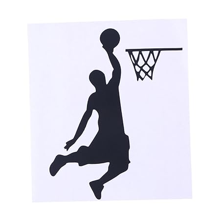 WINOMO Jugador de Baloncesto atlético Dunking Light Switch Decal ...
