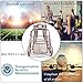 ibeacos Heavy Duty Clear Backpack Stadium Approved Transparent Bookbag See Through Backpack Fits 15 Inch Laptop for Adults Women Men Colloge Work Travel,Rose Gold