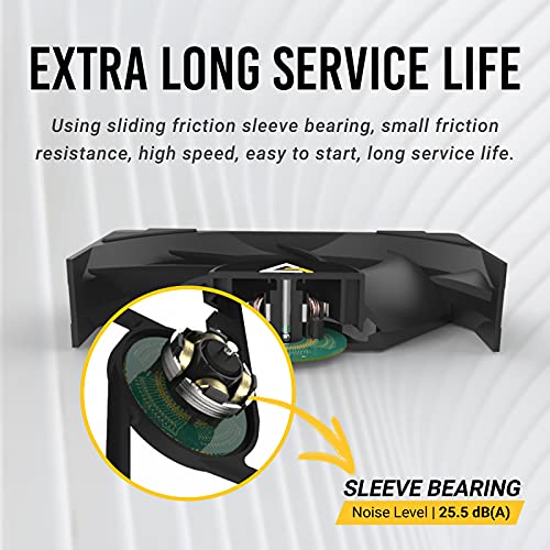 Antec PC Fans, 120mm Fan, Silent Case Fans, High Performance, Silent