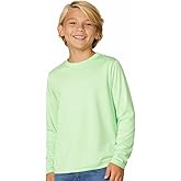 INGEAR Boys Rash Guard Long Sleeve Swim Shirt - Quick Dry UPF 50+, Kids Fishing Shirt, Dry fit Shirts for Boys Sizes XS-XL