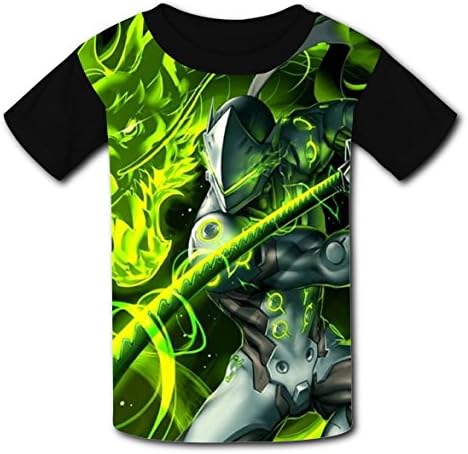Over-watch T-shirts for Kids Tee Shirt Tops Short Sleeve Costume Boys Girls