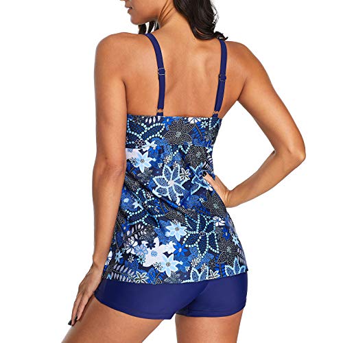 image for Zando Plus Size Swimsuits for Women Two Piece Bathing Suits with Boysh