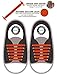 Kicks Kids Orange - Tieless Elastic Silicone No Tie Shoelaces