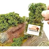 Warmtree Miniature Shrubs for Diorama, Terrain Model Kit Bushes | Simulation Landscape War Gaming Terrain Decoration Railroad Scenery War Gaming Scenery Gamers Grass Tufts Battlefield