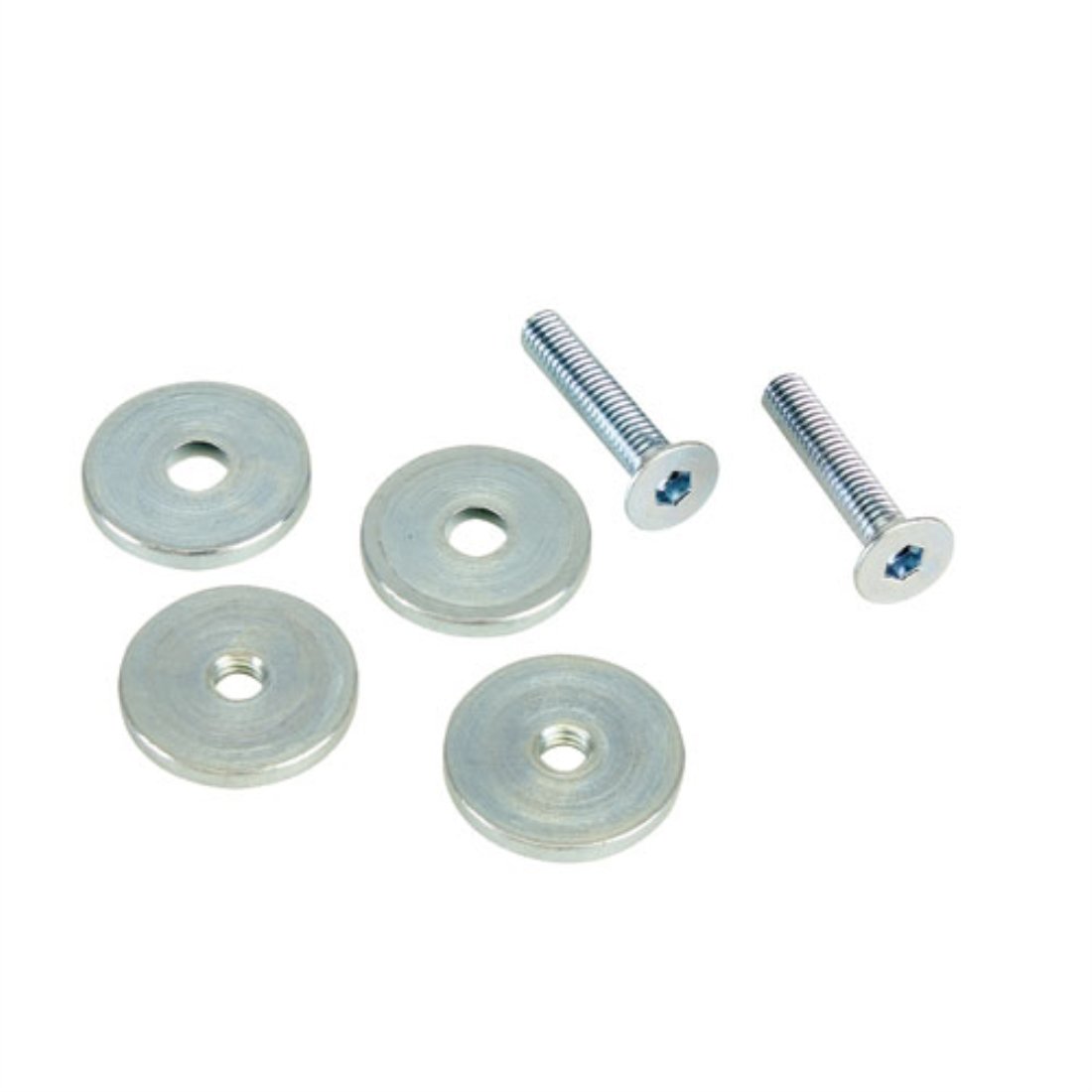 Trend Hinge Jig 3mm Stop Kit, Silver, Compatible with Architectural Designs, Includes Fixing Screws, HJ/1
