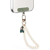 Long Pond Designer Cell Phone Wrist Strap, Anti-Lost Lanyard Wristlet Charm for iPhone 17 Pro Max&Most Cellphones, Detachable Bracelet
