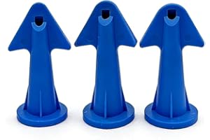3-Piece Dark Blue Caulk Finishing Tool Set, Caulk Remover, Silicone Caulk Scraper and Grout Kit for Tile Joints, Floors, Wall