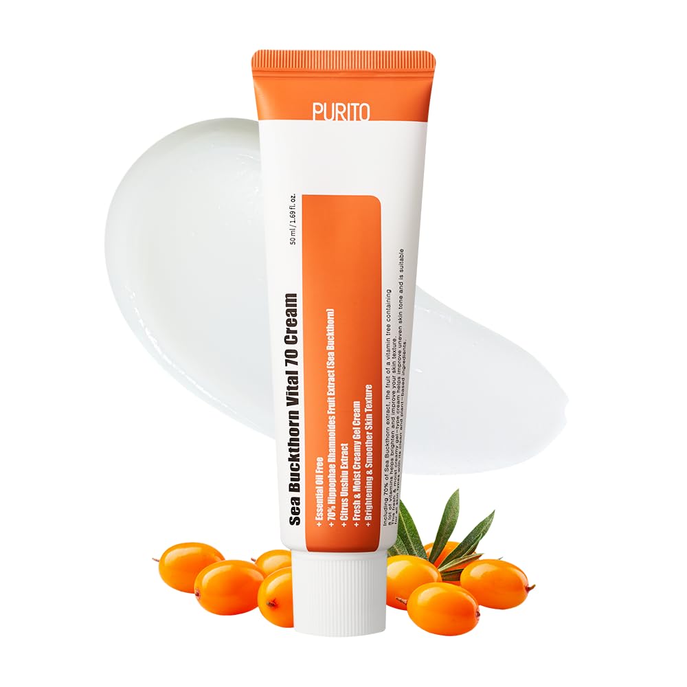 PURITO, [ESSENTIAL OIL-FREE] Sea Buckthorn Vital 70 Cream 50ml / 1.7 fl.oz
