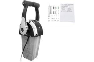 POWEROB TEC Twin/Dual Engine Console Remote Control 8M0041426 Boat Throttle Control Top Mount Remote Control Box fit for Mercury Outboard Engine PT 8M0075245