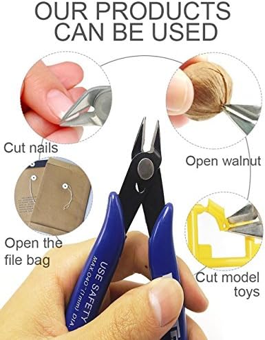 Mintbon Pliers Electrical Wire Cable Cutters Cutting Side Flush Cutting Pliers Diagonal Side Cutters/Shear/Wire/Clipper/Pliers Tool