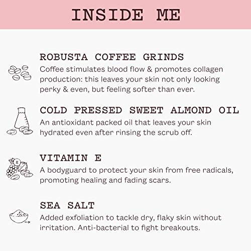 Frank Body Original Coffee Scrub, 7.05oz Natural & Cruelty Free