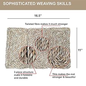 MadeTerra 2 Tappetini e 2 palline per animali domestici,conigli,criceti,porcellini d'India,cincillà e giocattoli da…