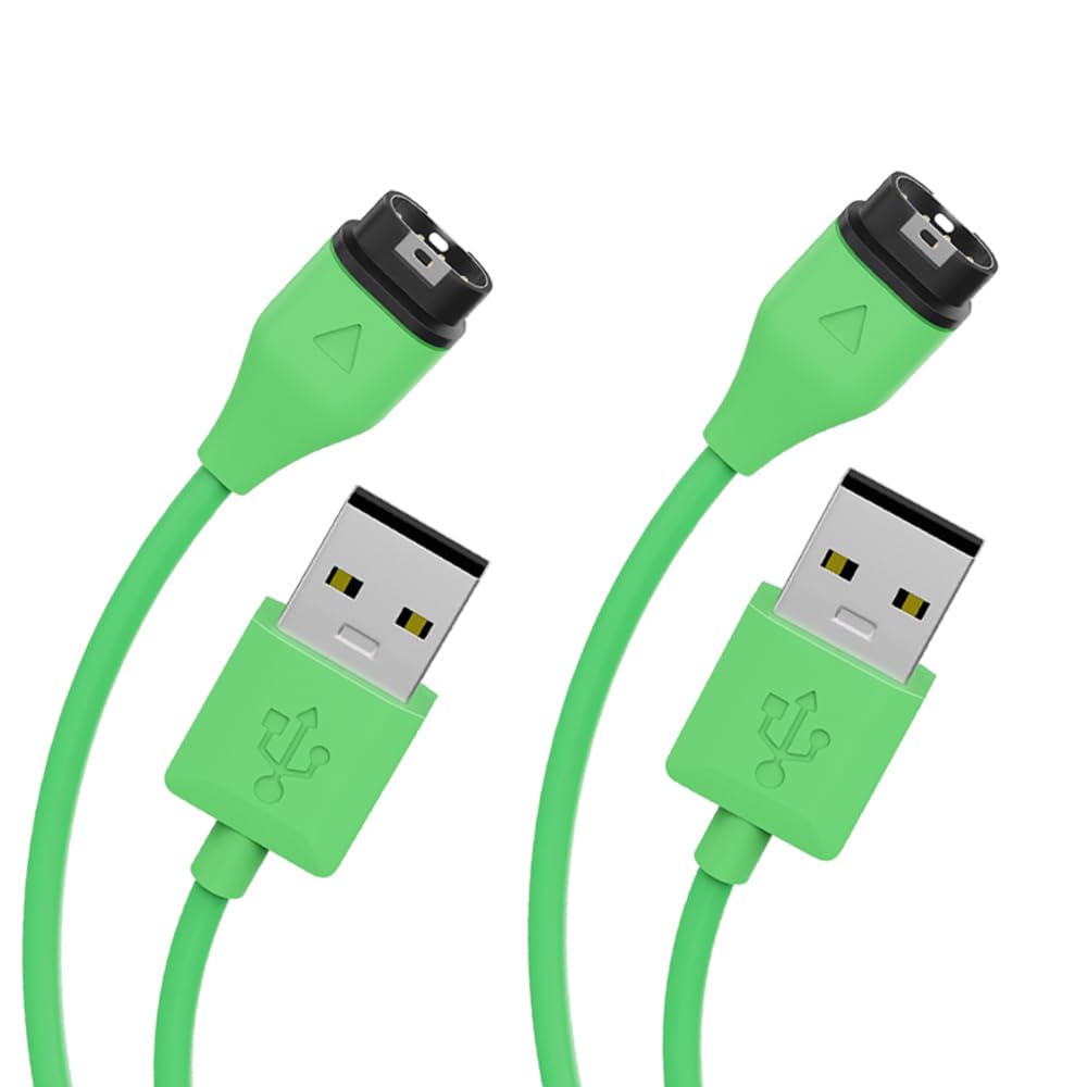 TUCANA Replacement Charge Cable Compatible with Garmin Watch (USB 2PCS)