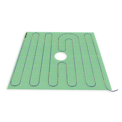 Warmlyyours Tempzone Electric Floor Heating Shower Mat 7 1 Sq Ft