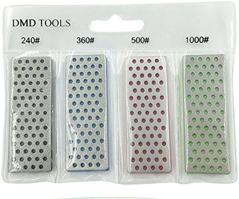 SkiMax Ski Snowboard Edges Base Diamond Files Plate Set Skiing Sharpeners Tuning Tools 240 360 500 1000 Grit Stone