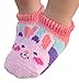 Toddler Baby Kids Fuzzy Thick Sock Anti Slip Skid Sock with Lovely Star or Snowman, Pack of 5 pairs