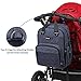 Diaper Bag Backpack Large Capacity Nappy Baby Bags with Insulated Pockets and Changing Pad Waterproof Unisex Travel Back Pack for Mom and Dad Blue