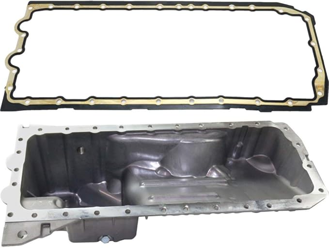 Engine Oil Pan for BMW 5Series 0610 Set of 2 With Oil Pan