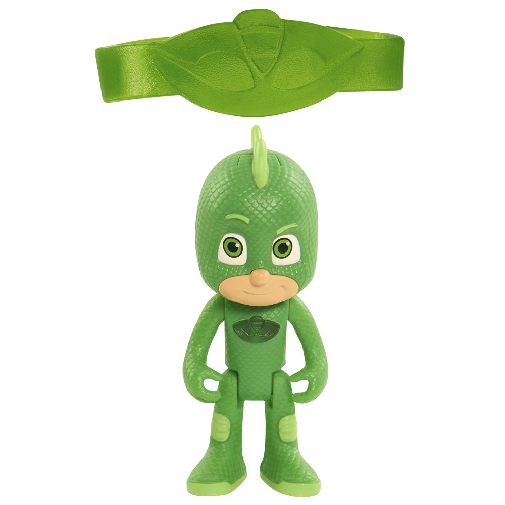PJ Masks Light Up Figure with Amulet Bracelet - Gekko