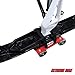 Extreme Max 5800.0228 V-Slides Snowmobile Dolly System - Steel, Red