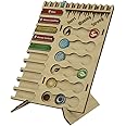 The Broken Token Frosthaven Compatible Initiative Tracker - Vertical Usage with Stand, Elements, Turn & Rounds Tracker