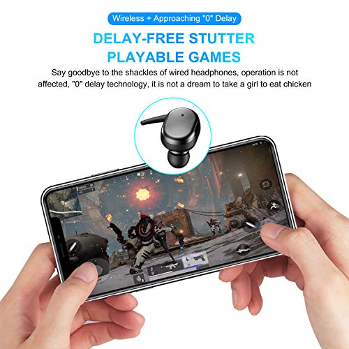Ztot0p Waterproof Bluetooth 5.3 True Wireless Earbuds, Touch Control,30H Cyclic Playtime TWS Headphones with Charging Case and mic, in-Ear Stereo Earphones Headset A