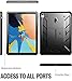 Poetic iPad Pro 11 inch Rugged Case, Revolution [Built-in-Screen Protector][Kick-Stand][Not Supported Pencil Magnetic Attachment] Full-Body Heavy Duty Case for iPad Pro 11 (2018) - Black