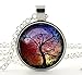 Silver Charm & Chain- Tree of Life Necklace Pendant - Gifts for Her Mum Girls