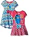Disney Little Girls' Toddler Finding Dory Dresses Have You Seen This Fish, Blue, 2T (Pack of 2)