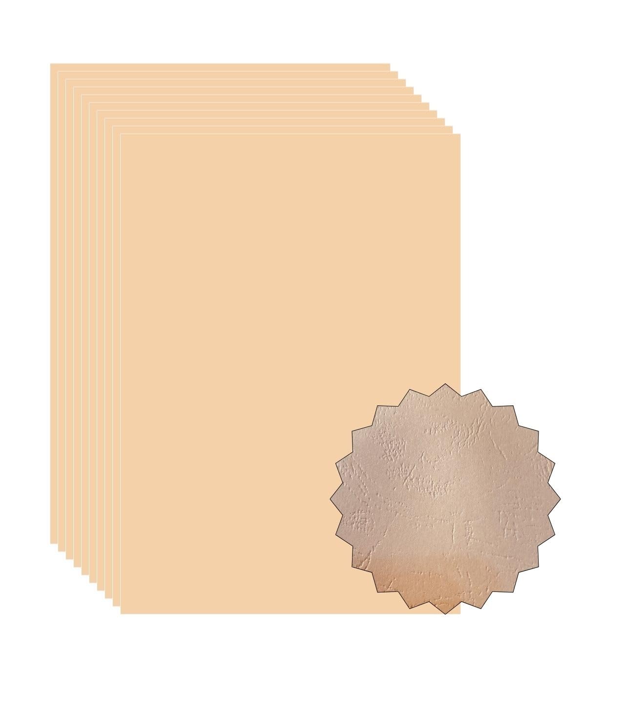 ASENME Cream Textured Cardstock Paper, 8 Count Textured Cardboard (Cream, A3/8Units)