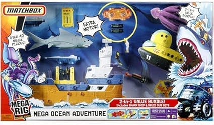 matchbox mega rig shark ship