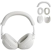 【3 in 1】 WH-1000XM6 Silicone Case Cover Set,Anti-Scratch Ear Pad/Shell/Headband Cover for Sony WH-1000XM6 Headphone,Soft Silicone Protector Accessorie(Platinum Sliver)