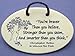 Mountain Meadows Pottery You're Braver Than You Believe, Stronger Than You Seem, and Smarter Than You Think. Winnie The Pooh. Ceramic Wall plaques Handmade in The USA for Over 30 Years.