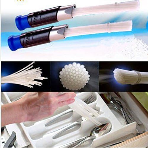 Dust Daddy, Dust Brush Universal Cleaner Vacuum Attachment - Air Vents/Keyboards/Drawers/car/Tools/Crafts/Jewelry/Plants As Seen on TV(blue)