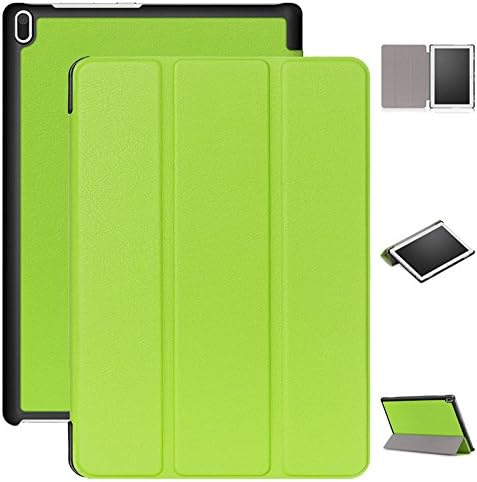 for Lenovo Tab 4 10 Case, [NOT for Lenovo Tab 4 Plus 10"] WXZipo Premium Slim Book Style Smart Cover with Stand and Auto Wake/Sleep Case for Lenovo Tab 4 10 (TB-X304F,N) - Green