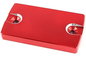 Cnthan7 Motorbike Front Brake Reservoir Cap Fluid Reservoir Cover for Suzuki 1999-2018, Red