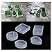 DIY Silicone Mould Craft Mold for Resin Necklace Jewelry Pendant Making (5Pcs Silicone Mould)