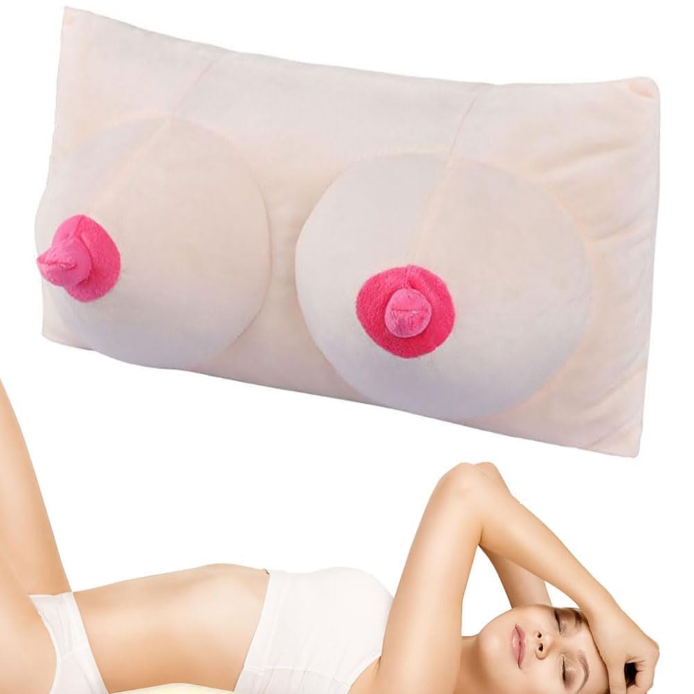XGOPTS 3D Boobs Breasts Pillow Cushion Creative
