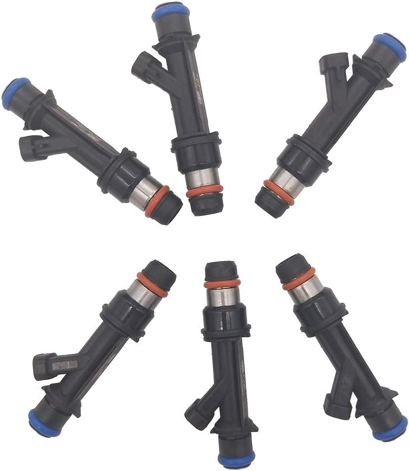 JESBEN 25313185 6pcs Set Fuel Injectors 4 Holes Nozzle Replacement for
