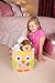 Clever Creations Cute Owl Collapsible Toy Storage Organizer, Sturdy Toy Box Folding Cube for Kids, Perfect for Organizing Books, Toys, Clothes and Shoes