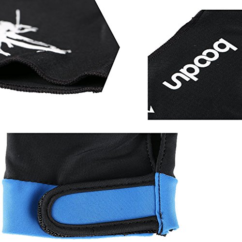 Billiard Gloves,Jelinda Billiards Pool Snooker Cue Shooters Gloves Snooker Gloves Elastic Lycra 3 Fingers Show Gloves for Man and Women (Dark blue L)