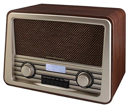 Soundmaster NR920DBR - DAB+ / UKW Nostalgie Radio in Dunkelbraun
