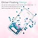 LeYi for Moto Z Case,Moto Z Droid Case (NOT FIT Moto Z Play) with HD Screen Protector for Girls Women, Shiny Glitter Liquid Clear TPU Protective Phone Case for Motorola Moto Z Droid Edition Blue