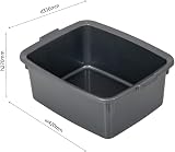 Addis 3 Piece Sink Set Butler 12.5L Sage Green Metallic Bowl & Ultra Grip Brush view 3